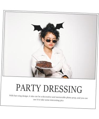 FRCOLOR 2 Sets Bat Headband Hair Clip Halloween Headbands for Women Halloween Decor Bat Headbands Bat Cosplay Ears Hair Hoops Halloween Prop Black Clips Hair Clips Party Headband Fabric - Buy Online on GoSupps.com