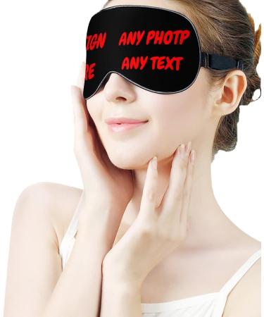 Personalized Custom Eye Mask for Travel and Sleeping | Adjustable Strap Sleep Blindfold - Buy Online on GoSupps.com