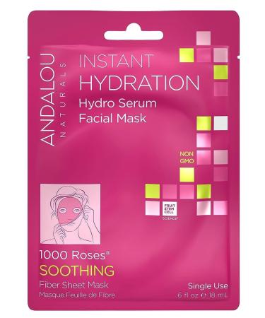 Andalou Naturals Instant Hydration Hydro Serum Facial Mask 0.6 Fluid Ounce