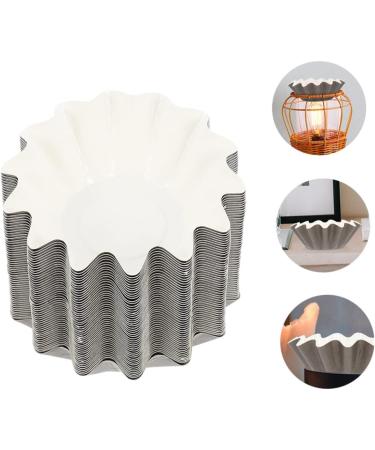 COOPHYA 100S Cardboard Wax Cups - Heat-Resistant Disposable Candle Liner for Fragrance Melting | 8.9x8.5x2.8cm - International Shipping - Buy Online on GoSupps.com