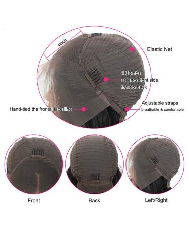 Buy 6# Dark Brown Lace Front Wig for Drag Queens & Women - High Temperature Synthetic Hair Natural Hairline 55.9 cm - Perfect for Parties & Weddings - Buy Online on GoSupps.com