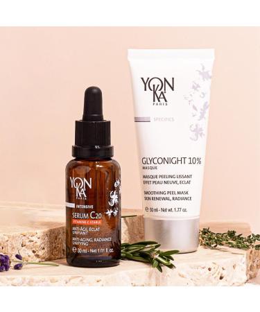 Yon-Ka Glyconight 10% Night Mask Peel 50ml | Triple Effectiveness With 10% Pure Glycolic | Anti-Ageing New Skin Effect Radiance | Dermatologically Proven Results ! 98% Natural Origin - Buy Online on GoSupps.com