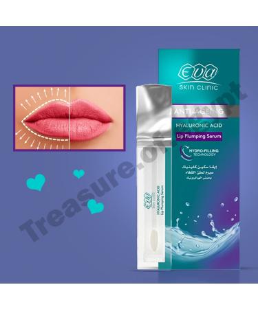 Eva Skin Clinic Hyaluronic Acid Lip Plumping Serum 10ml - Best International Shipping Plump & Hydrate Lips - Buy Online on GoSupps.com
