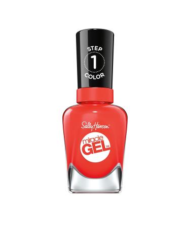 Sally Hansen Miracle Gel Nail Polish Shade World Wide Red 409 (Packaging May Vary)