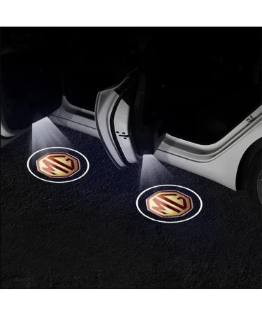 Grfit 2 pieces door LED logo lighting projector Welcome lights for MG3 MG4 EV / MG5 / MG6 MG HS / MG Marvel R / MG ZS door laser projector light decoration