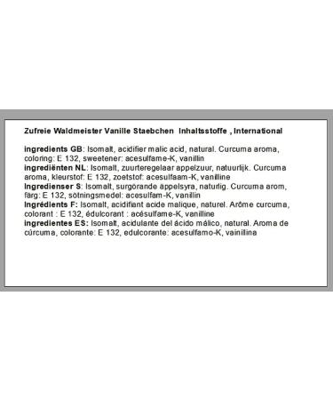 kg vanilla woodruff sticks without sugar - Buy Online on GoSupps.com