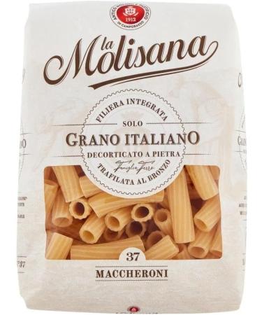  Italian Gourmet E.R. La Molisana Maccheroni N. 37 Pasta Lenta Lavorazione Durum Wheat Semolina Pasta 500g + Pulp Italian Gourmet Pulp 400g Pack of 10 - Buy Online on GoSupps.com