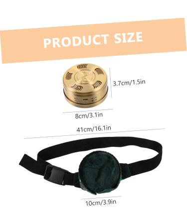 Buy Healeeved Moxa Rod Burner Set | Smoke-Free Moxibustion Case for Back Pain Relief | Adjustable Copper Massage Device - Buy Online on GoSupps.com