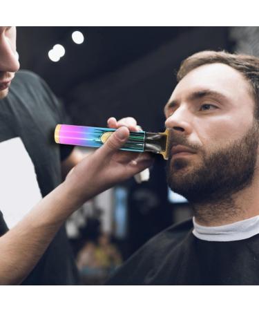 Dous T9 Hair Trimmer Professional T9 Mens T-Hair Clippers Electric Zero Gapped Cordless Hair Trimmer for Haircut & Grooming Rechargeable Green Purple - Buy Online on GoSupps.com