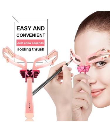 Reusable Eyebrow Stencils - 3 Types for Quick 3-Minute Makeup | Perfect for Women & Girls in Pink - International Shipping - Buy Online on GoSupps.com