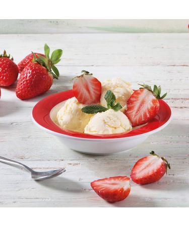 Ornamin Tilt-Trick Bowl 15.5 cm - Red | Anti-Slip Melamine Plate for Independent Eating | Ideal Feeding Aid - Buy Online on GoSupps.com