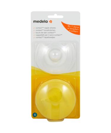 MEDELA nipple shield Contact S with storage box 2 pcs