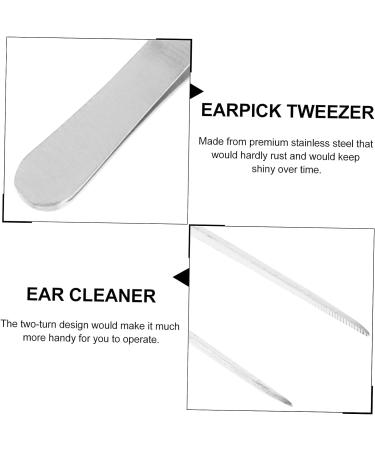 ULTECHNOVO Stainless Steel Tweezers Set - Eyelash Extension & Earwax Removal Kit (3pcs) - Buy Online on GoSupps.com