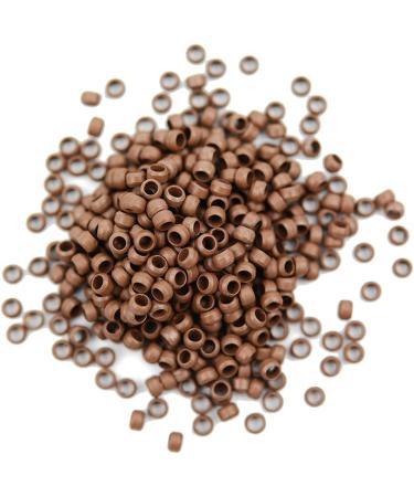 500pcs 2.5mm Copper Nano Rings Beads Hair Extension Nano Rings Beads (Light Brown) 500pcs Light brown - Buy Online on GoSupps.com