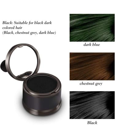 Hair Line Powder Hairline Shadow Cover Up Powder Hair Concealer Powder Fill in Thinning Hair Beauty Cosmetics(Black) - Buy Online on GoSupps.com