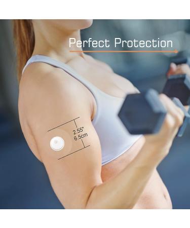 Freestyle Sensor Cover for Libre 3 - 55 Pack Waterproof Transparent Adhesive Patches | Hypoallergenic & Latex-Free | 14 Days Long Stay | CGM Clear Film Tape - Blue - Buy Online on GoSupps.com