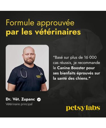PETSY LABS Canine Booster (6 x 150 g) with Green-lipped Mussel Dog Supplement Dog Supplement Supports Immune System Joint Mobility and More - Buy Online on GoSupps.com