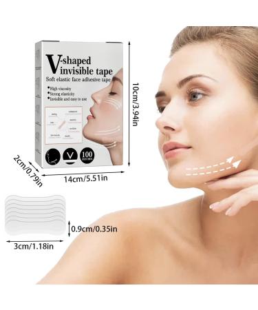 Invisible Face Lift Tape - 100 Strips for Instant V Shape Lift | Skin Tightening Patches for Wrinkles & Lines - Buy Online on GoSupps.com