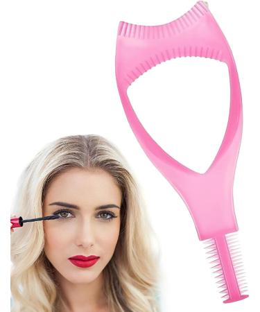 Eyelash Tools Mascara Applicator 3-In-1eyelashes Tools Makeup Eyelash Brush Tool Upper Lower Eyelash Protective Covers Lash Mascara Shield Guard Comb Professional Beauty Tools for Girls Women Pink - Buy Online on GoSupps.com