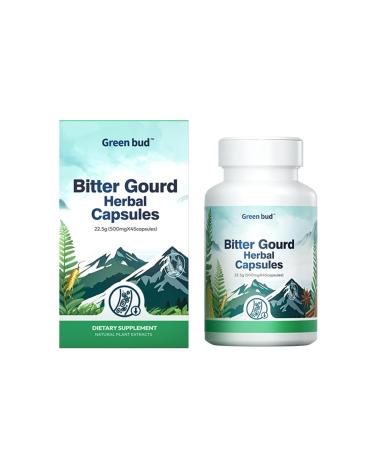 Kreain Nature Blood Sugar Blend with Bitter Melon & Cinnamon Extract Healthy Blood Sugar Levels Metabolic Wellness & Energy Support for Men & Women Vegetarian Non-GMO 45 Capsules