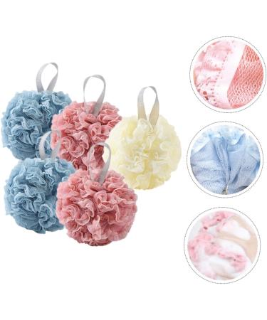 Healeved Bathing Ball Scrubber - Exfoliating Loofah Sponge for Body Wash & Shower | Best Bath Puff & Pouf for Smooth Skin - Buy Online on GoSupps.com