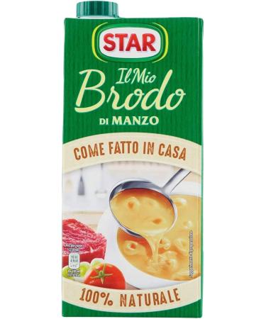 Star brodo Manzo liquid broth beef to taste Ready meals 1Lt