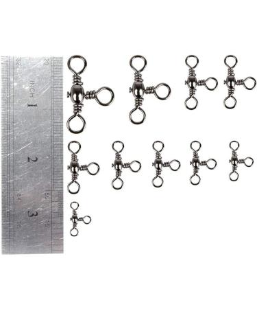 Dr.Fish 3 Way Swivels 35-175LB 30 Pack - Barrel Swivels Catfish Rig Surf Fishing Tackle - Buy Online on GoSupps.com