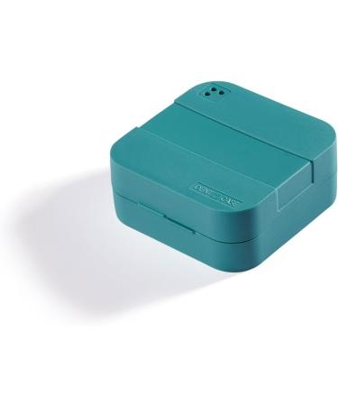 DENTiCASE - Patented Hygienic Storage Box in Turquoise | 1 Piece | Ideal for Dental Care & Travel - Buy Online on GoSupps.com