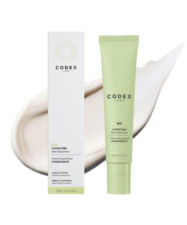 Codex Labs Bia Hydrating Skin Superfood 2.0 - Face Lotion Moisturizer - Dry Skin Sensitive Skin All Skin Types - With Hyaluronic Acid Ceramides BiaComplex - Cruelty-Free Vegan Skincare (75ml)