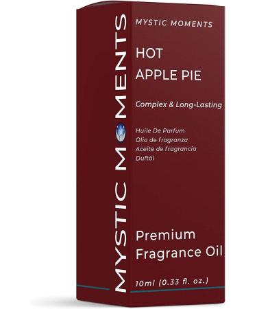 Mystic Moments Hot Apple Pie Fragrance Oil - 10ml | For Soaps, Candles, Bath Bombs, Oil Burners, Diffusers, Skin & Hair Care - Buy Online on GoSupps.com