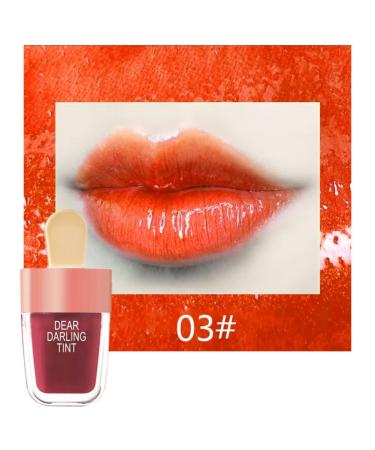 Ofanyia Ice Cream Lip Gloss Set - 5 Colors, Long Lasting, Waterproof & Non-Stick Cup - Liquid Lipstick Kit - Buy Online on GoSupps.com