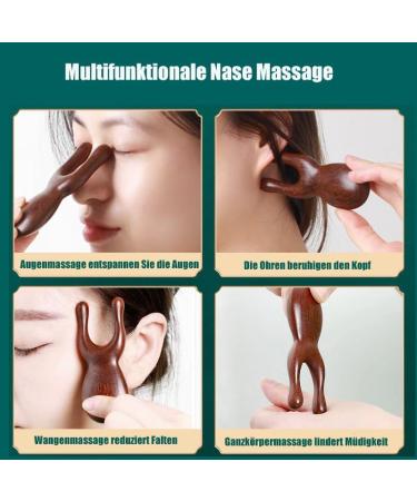 Miupoo Wood Gua Sha Massage Kit - 3-Piece Face & Body Roller Set for Cellulite & Trigger Point Relief - Buy Online on GoSupps.com
