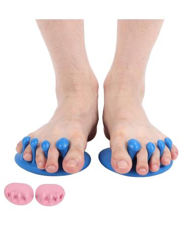 Toe Spreader for Hammer Toe & Bunion Pain Relief - Therapeutic Silicone Separator (Blue) | Comfort & Spa Stretch - Buy Online on GoSupps.com