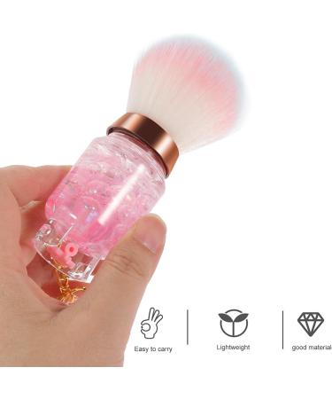 FOMIYES Retractable Makeup Brush Travel Face Blush Brush Portable Powder Foundation Sunscreen Brush with Ball for Blush Bronzer Buffing Highlighter Powder Cosmetics Pink - Buy Online on GoSupps.com