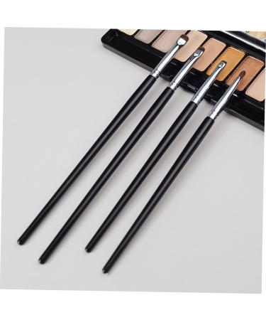 OHPHCALL 8 Pcs Eye Shadow Brush Set Eyeshadow Brush Eye Brush for Eyeliner Makeup Eyeliner Brush Black 16.90X0.40X0.40CMx2pcs Blackx2pcs - Buy Online on GoSupps.com