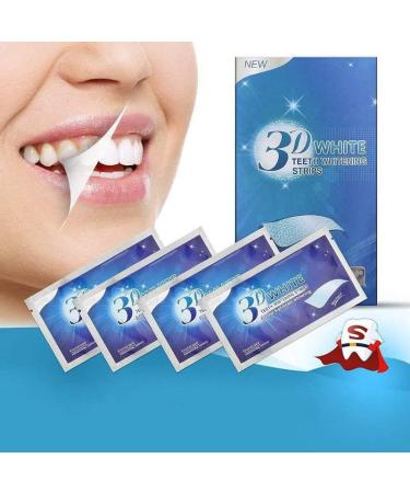 3D White Teeth Whitening Strips - Professional Whitening Treatment for Brighter Smiles - Buy Online on GoSupps.com