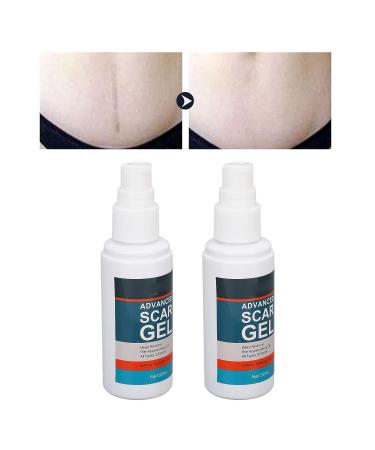 Scar Removal Cream 2pcs - Mild Gel for Old & New Scars, Stretch Marks, Wrinkles - 50ml - Buy Online on GoSupps.com