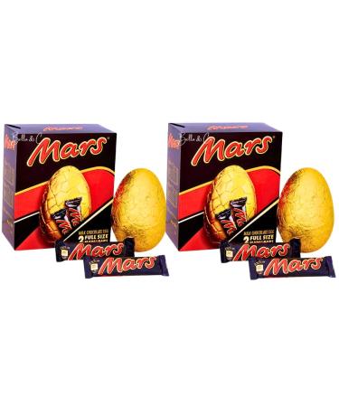 2x Mars Chocolate Large Easter Eggs | Perfect for Easter Gift | Chocolate Easter Egg 2024 | Chocolate Gifts | Thank You Gifts | Easter Party | 201g