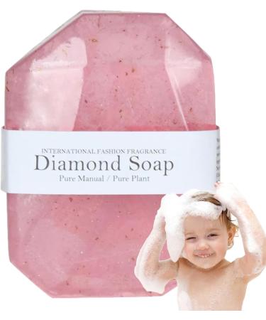  Veeteah Handmade Gemstone Shaped Soap | Natural Moisturizing Soap with Gold Foil | Scented Soap for Men and Women for Face and Veeteah - Buy Online on GoSupps.com