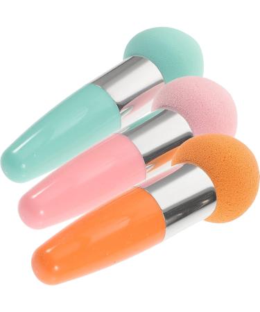 Frcolor 3PC Women Makeup Sponge Set | Lollipop & Water Drop Shaped Concealer Brushes - Random Colors - Buy Online on GoSupps.com
