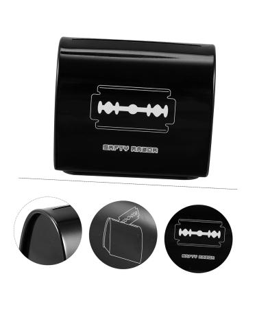 Frcolor 2-Pack Blade Storage Box | Waste Disposal & Recycling Container for Razor Blades | Black Shaver Organizer - 6.5x4.5x6cm - Buy Online on GoSupps.com