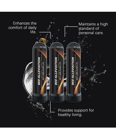 Lioatyo 2 Pcs Bee Strong Body Care Nasal Inhaler BeeStrongHealth NasalInhaler Bee Strong Nasal Inhaler for Nasal Cavity Care Enjoy Fresh Air Restore Energy and Vitality(3 Pcs/Box) - Buy Online on GoSupps.com