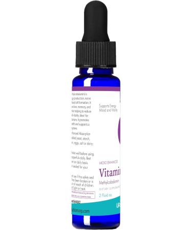 Life Solutions Liquid Vitamin B12 Methylcobalamin - Made in USA Supports Energy & Metabolism High Absorption Vitamina B12 Drops 2 Fl Oz Non-GMO Gluten-Free - Buy Online on GoSupps.com