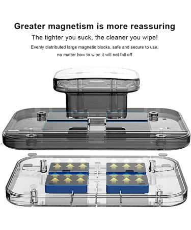 dijiusidy Double Side Window Glass Cleaning Tool Surface Brush Wiper Debris Water Stains Washing Wiping Tools for Home Living Room Type 1 1 count (Pack of 1) - Buy Online on GoSupps.com