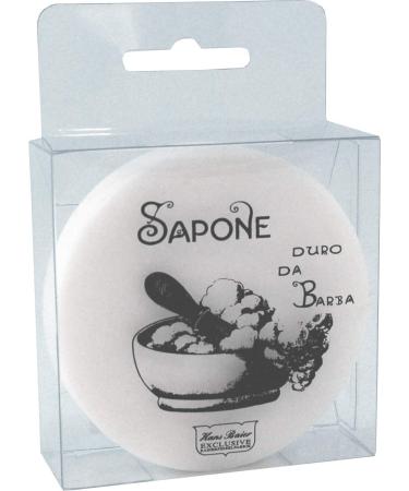 Hans Baier Exclusive Sapone Duro Da Barba Shaving Soap Bergamot 1 Pack (1 X 50 G)