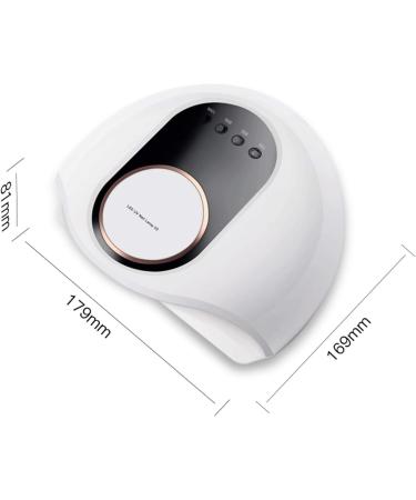 LED UV Nail Lamp for Gel Nails 130W High Power Nail Dryer with 4 Timers Nail Polish Dryer for Regular Polish Pedicure Home and Salon (White) - Buy Online on GoSupps.com