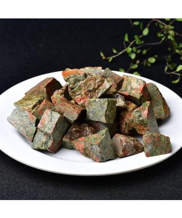 Specimen Rough Natural Raw Stones Crystals Flower Green Stone ReikiGemstone Flowerpot Fish Tank Home DecorStone Full of Texture (Size : 100g) - Buy Online on GoSupps.com