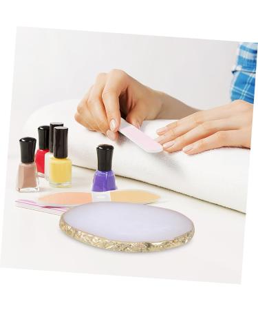  minkissy Minkissy 4 Piece Nail Palette Nail Polish Holder Nail Mixing Palette Manicure Mixing Tray Nail Art Palette Nail Polish Mixing Palette Makeup Palette Nail Art Palette Resin Palette - Buy Online on GoSupps.com