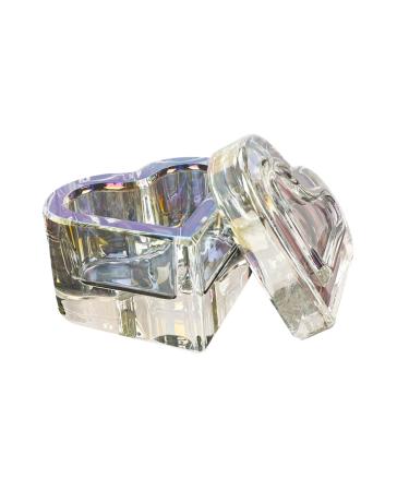 harayaa Nail Art Dish with Lid Nail Art Bowl Equipment for Personal Home Use Small Jewelry Storage Box Nail Art Glass Cup multi