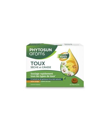 PHYTOSUN AROMS Dry & Wet Cough Lozenges Natural* Fast Action: Relieves all types of Coughs** 20 Lozenges